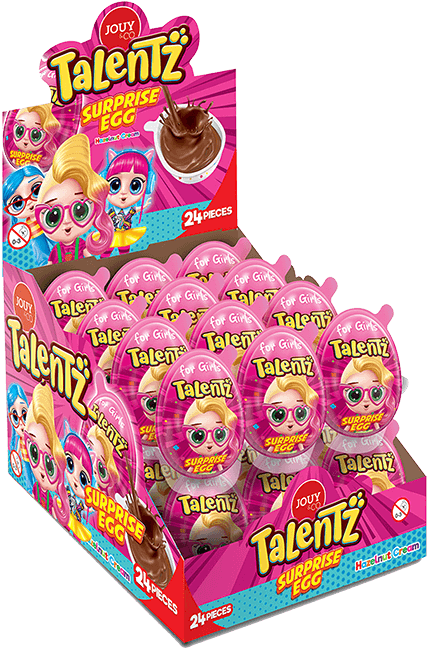 Talentz Surprise Eggs GIRLS Display Box